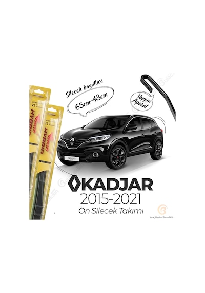 İnwells Hibrit Silecek Takımı Renault Kadjar 2015-2021 İle Uyumlu