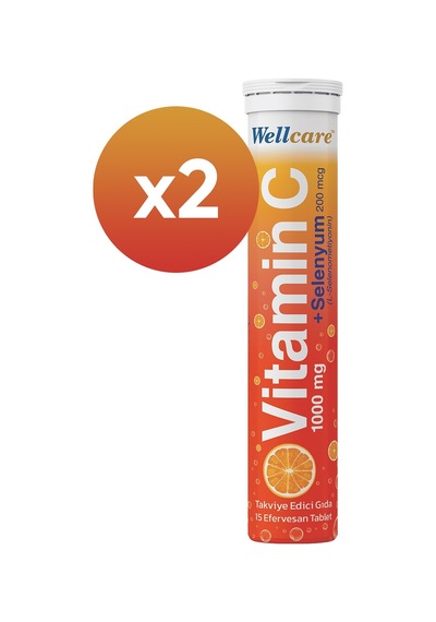Wellcare Vitamin C Selenyum15 Efervesan Tablet - 2 Adet