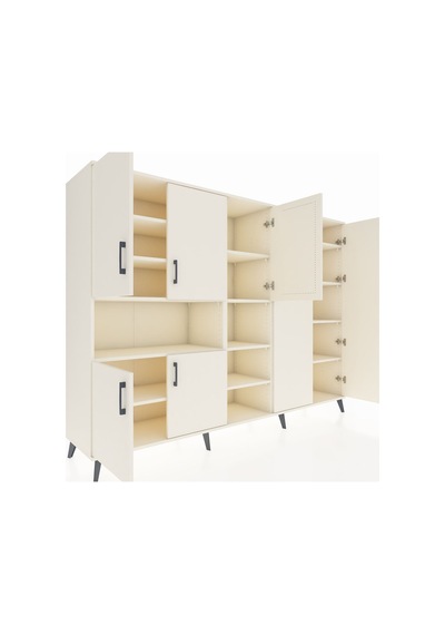 Hyperion Dolap 13 Raflı 7 Kapaklı 220x44x163 Aytaşı-aytaşı Aytaşı-aytaşı