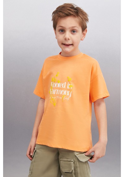 Grimelange BAIRD Erkek Somon T-Shirt