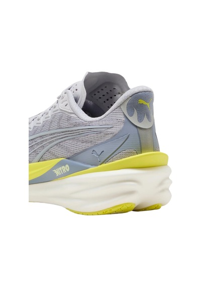 Puma Puma Deviate Nitro 4 Erkek Gri Yol Koşusu Ayakkabısı 3359 482783