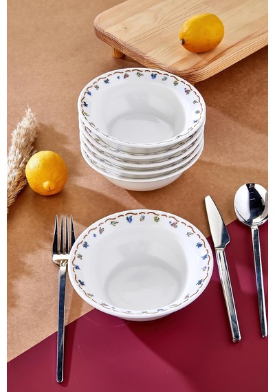 Meadow Porselen Kase Seti, 6'li, 14 Cm, Çok Renkli Diğer