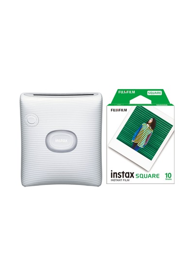 Fujifilm Instax SQ Link Beyaz Ex D Akıllı Telefon Yazıcısı + 10'lu Film Beyaz