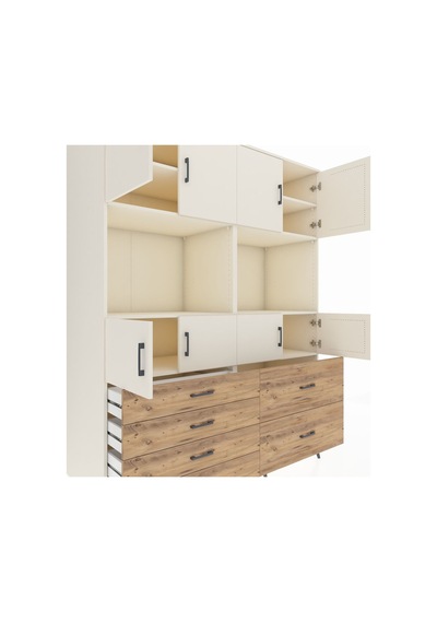 Kronos Gardrop 8 Raflı 6 Çekmeceli 8 Kapaklı 176x59x221 Aytaşı-aytaşı/çam Aytaşı/çam Kronos Gardrop 8 Raflı 6 Çekmeceli 8 Kapaklı 176x59x221 Aytaşı-aytaşı/çam Aytaşı/çam
