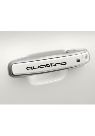 Audi Quattro Araba Kapı Kolu Araç Sticker Yapıştırma 8Ad