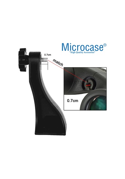Dürbünü Tripoda Bağlama Dürbün ve Tripod Bağlantı Adaptörü Al2515 Siyah