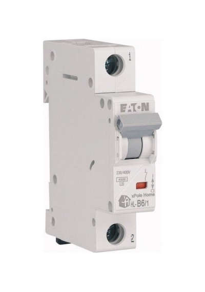 EATON 194718 Minyatür Devre Kesici - 4,5Ka - B Eğrisi - 1X6A