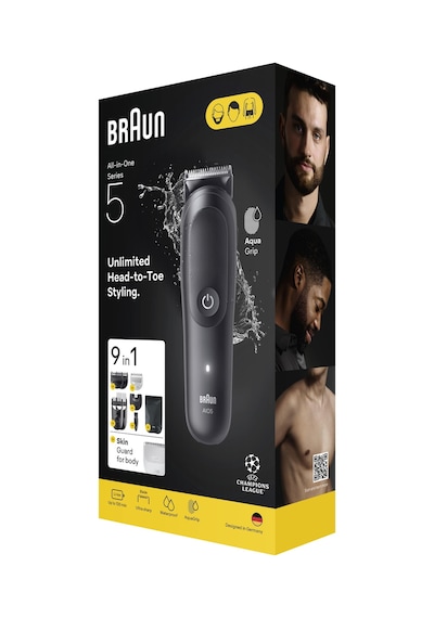 Braun Hepsi Bir Arada Series 5, 9 U 1 Arada Tıraş Kiti, Keskin Bıçak, Vücut Tıraşı Aıo5540