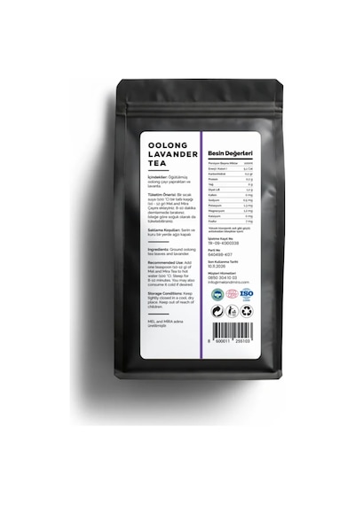 Premium Oolong Lavender Tea 100g Lavantalı Oolong Çayı