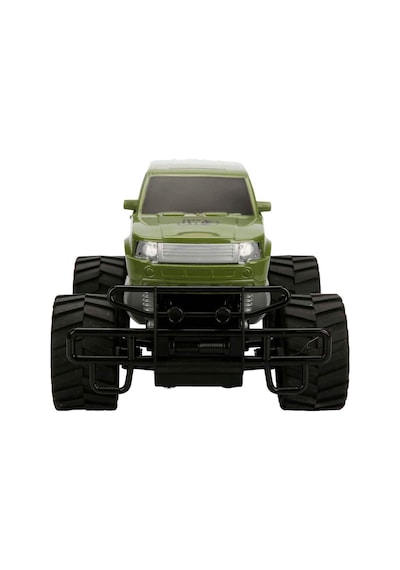 1:18 Uzaktan Kumandalı Jumbo Wheels Usb Şarjlı Araba - Yeşil Jeep 27752 Çok Renkli