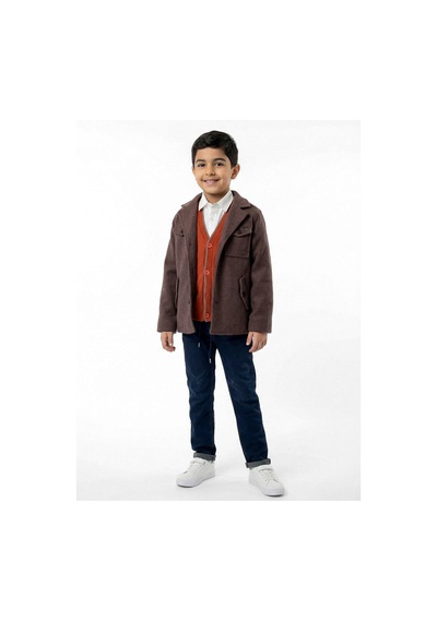 Xo Kids Erkek Çocuk 4lu Alt Üst Takım 6-9 Yaş 13220 Kahverengi