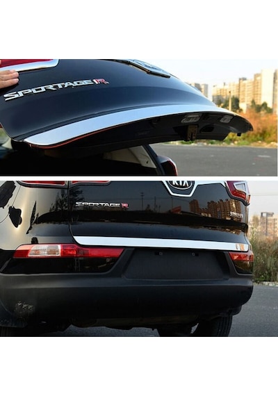 Kia Sportage Formlu Krom Bagaj Alt Çıtası 2010 -   2015