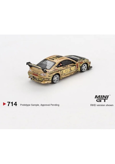 Mını Cars Mını Gt 1:64 Nissan Silvia S15 Top Secret Blister Ambalaj, Metal 471189100 Altın Rengi