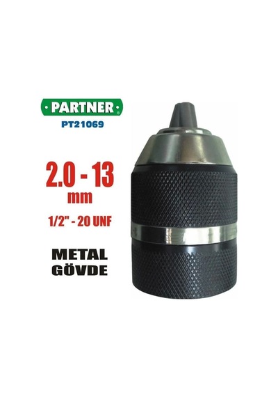 Mey İthalat Partner 21069 Anahtarsız Mandren 13 Mm 1/2