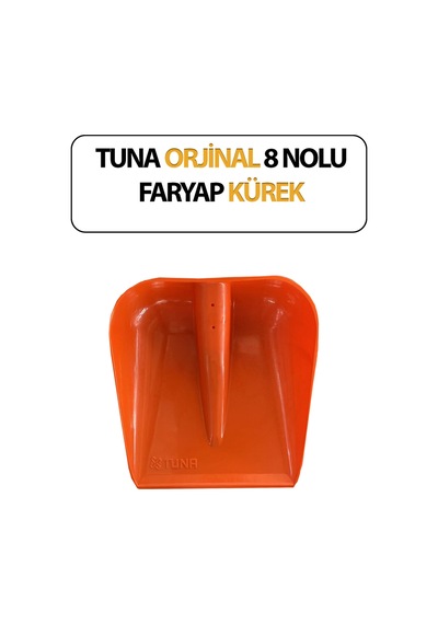 Kürek Çok Amaçlı Plastik Faryap Kürek No:8 Sapsız Orjinal