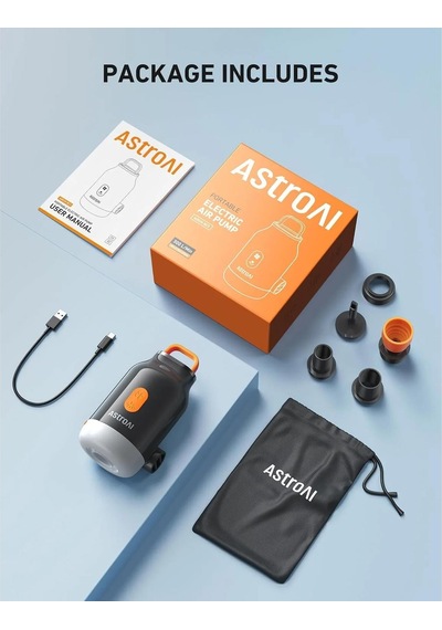 Astroai Mini Sarjli Hava Pompasi 3000mah Aırun Bc3 Siyah