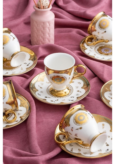 Acar Zaira 6 Kişilik Kahve Fincanı Takımı - 90 Ml