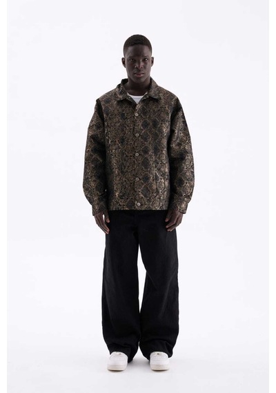 Oversize Jacket Kahverengi