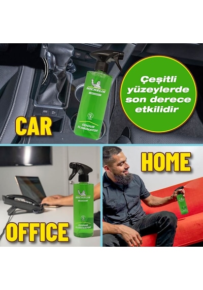 Michelin Mc33566 500ml Pro Serisi Koltuk, Döşeme, Halı, Klima Havalandırma Koku  Sprey Fr Mc33566