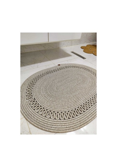 Jüt Desenli Kapı Önü Paspas Banyo Paspası Balkon Paspası Hediyelik Ev Eşyası Taş Taş