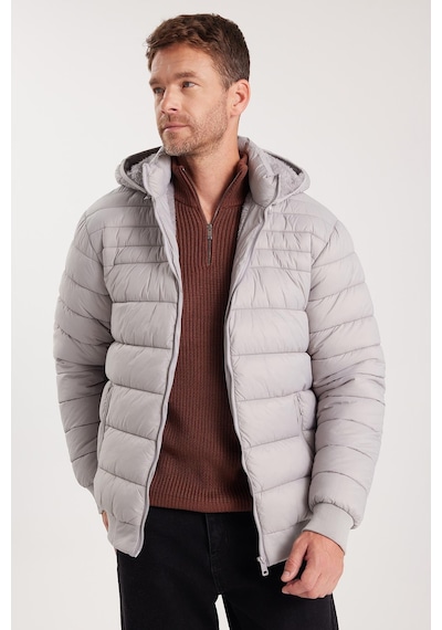 Tudors Erkek Relax Fit Rahat Kesim Çift Cepli Kapüşonlu Sıcak Tutan İçi Kürklü Gri Mont-41596 Gri Tudors Erkek Relax Fit Rahat Kesim Çift Cepli Kapüşonlu Sıcak Tutan İçi Kürklü Gri Mont-41596 Gri
