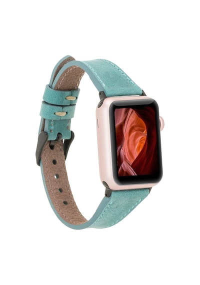 Apple Watch Uyumlu Deri Kordon 42-44-45mm Slim Cz12