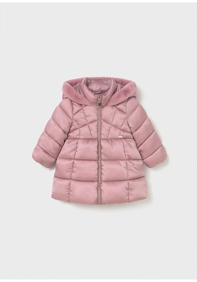 Mayoral Kışlık Kız Bebek Uzun Boy Mont - Pembe