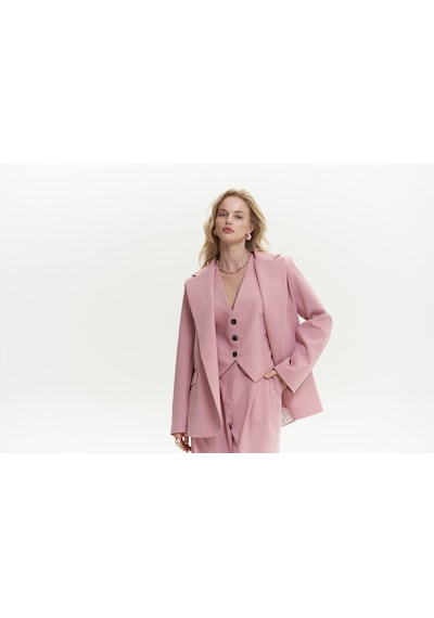 Mai Studios Co. Kaylee Pembe Blazer Pembe