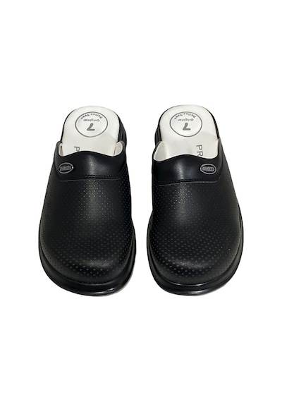 7 Noktalı Ortopedik Unisex Doktor-Aşçı Sabo Terlik Siyah