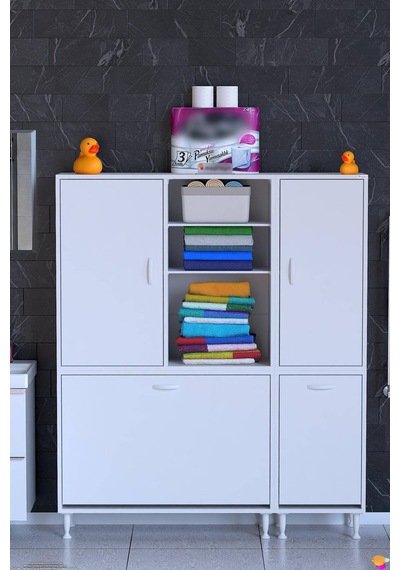 Yaprak 145 Cm Beyaz Banyo Dolabı Kiler/mutfak Dolabı 95+50 X160x32,5 Cm Yaprak 145 Cm Beyaz Banyo Dolabı Kiler/mutfak Dolabı 95+50 X160x32,5 Cm