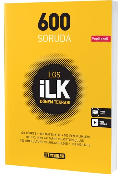Hız 600 Soruda Lgs Ilk Dönem Tekrarı