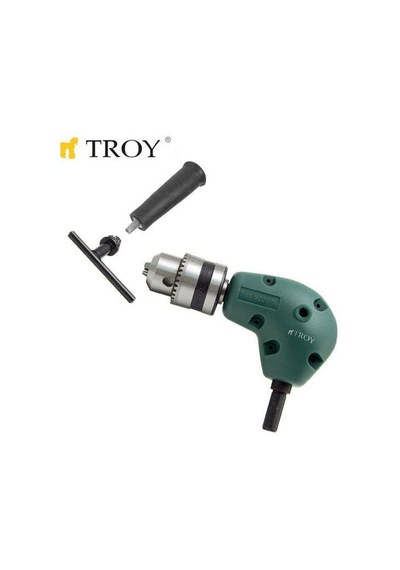 Troy 90000 Açılı Matkap Adaptör Mandrenli Köşe Delme Vidalama Ucu