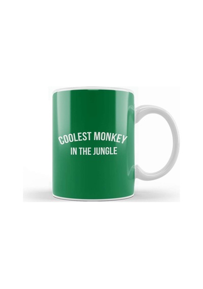 Coolest Monkey In The Jungle Kupa Bardak Porselen Karışık