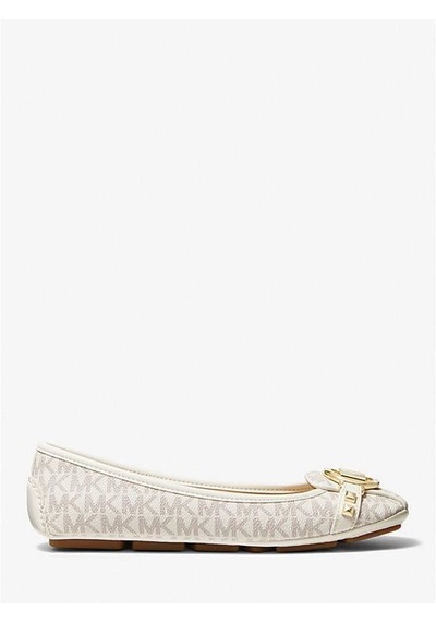 Michael Kors Fulton Moccasin Kadın Babet Krem