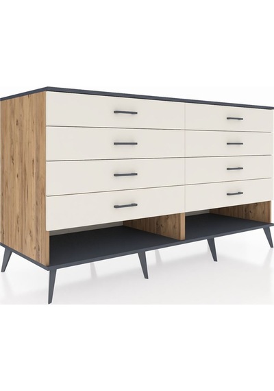 Kronos Konsol 8 Çekmeceli 176x59x99 Çam-antrasit/aytaşı Çam-antrasit/aytaşı Kronos Konsol 8 Çekmeceli 176x59x99 Çam-antrasit/aytaşı Çam-antrasit/aytaşı