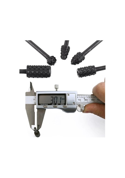 Mini Gravür Makinası İçin Ahşap Oyma Törpüleme Delme Eğe Freze Uç N11.891