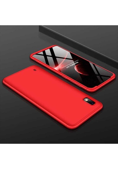 Galaxy A10 Kılıf Zore Ays Kapak Kırmızı