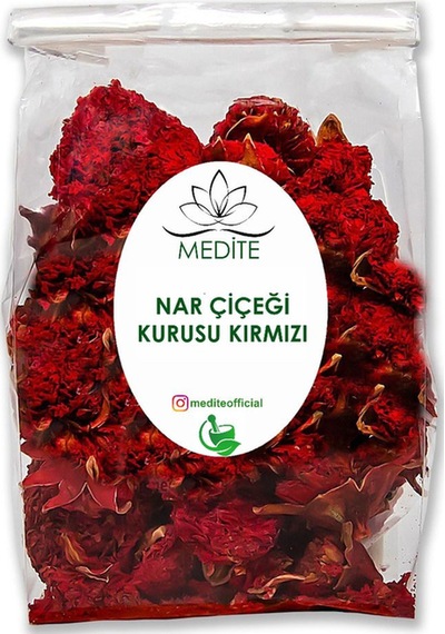 Nar Çiçeği Kurusu Kırmızı 150 Gr