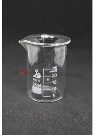 Beher Dereceli Borosilikat 25 Ml