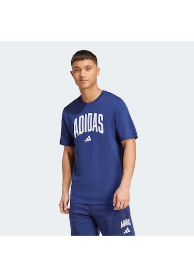 Adidas M Collegia Koyu Mavi Erkek T-shirt Jm6417 Koyu Mavi