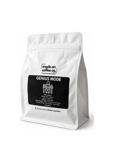 Genius Mode Guatemala Filtre Ve Espresso Kahve 200 Gr %100 Arabica Yıkanmış French Press