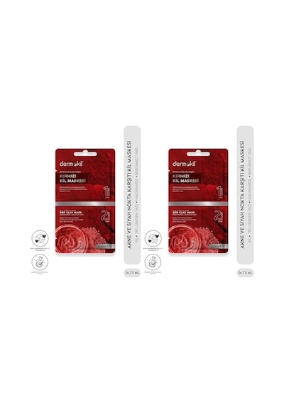 Akne Ve Siyah Nokta Karşıtı Kil Maskesi 2x 7.5 Ml 2li Paket