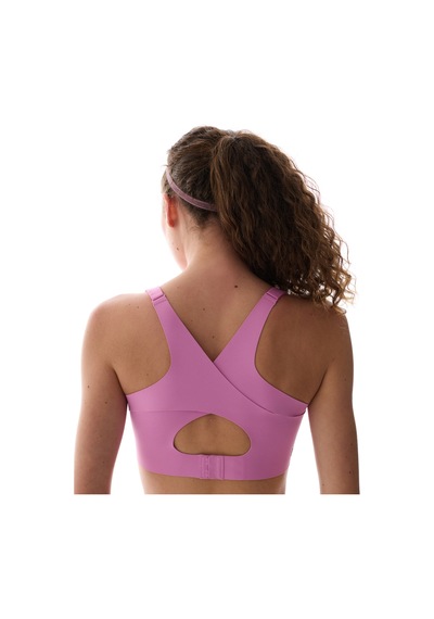 Penti Pembe Stretch360 Orta Destek Çapraz Sırt Detaylı Kaydırmaz Askılı Cross Back Spor Sütyeni Lila