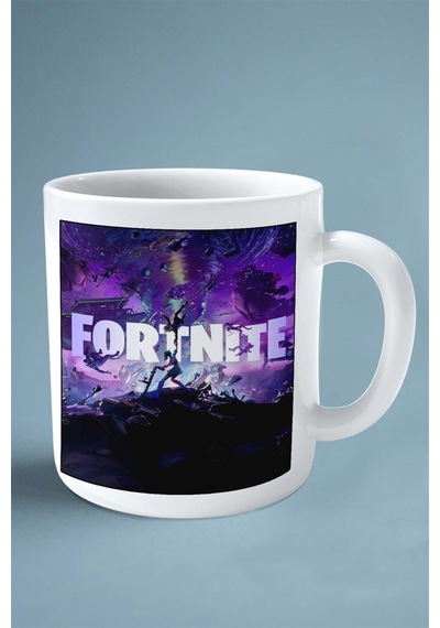 Fortnite Oyun Baskılı Kupa Bardak Çift Taraflı Baskı Kişiye Özel Model 17 Çok Renkli