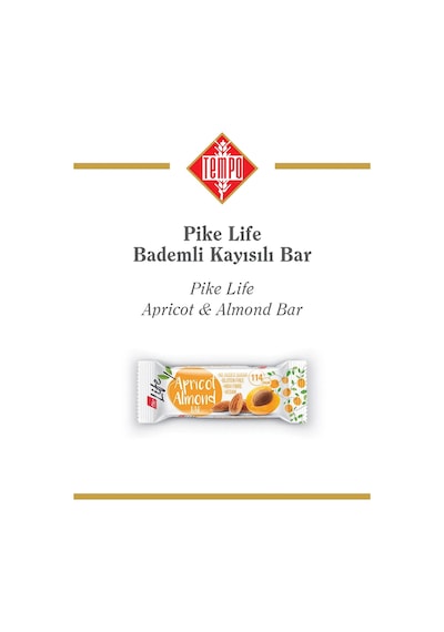 Kayısılı Bademli Bar 30 G X 12 Adet