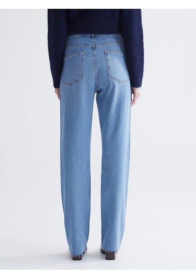 Lcw Eco İndigo Slim Fit Kadın Jean Pantolon