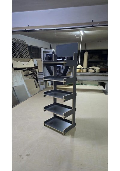 5 Gözlü, Geçmeli Mdf Lam Raf Stand Diğer