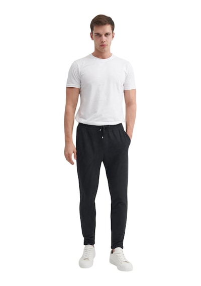 Cazador Erkek Regular Fit Süet Eşofman Altı Siyah