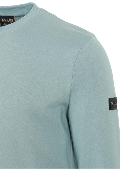 Mavi Erkek Sweatshirt Bisiklet Yaka 3 İplik Yıkamalı Slim Fit Sweatshirt Ncs Jeans 1617-mavi Mavi