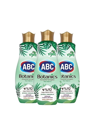 Abc Konsantre Yumuşatıcı Botanıcs Nisan Yağmuru 1440 Ml X3 Adet 3'lü Set